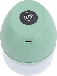 Mini Picadora Eléctrica de Ajo, Puntas de Corte Acero Inoxidable Corte Rápido, Mini Picadora Eléctrica Ajo para Cebolla (verde claro)