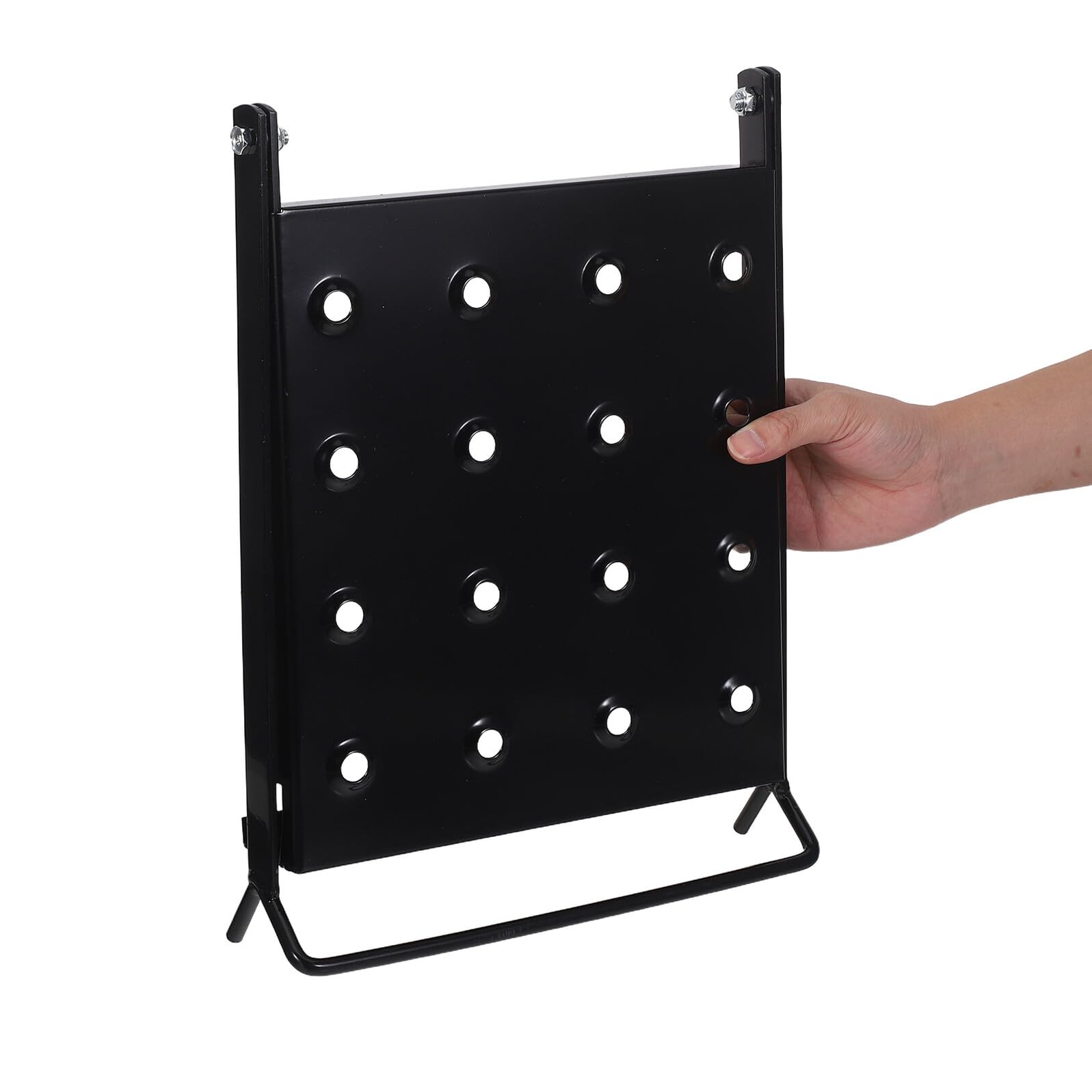 Escalera Exteble Plegable Plataforma de Trabajo Anslizante de Hierro 38X28 CM Accesorio Portátil para Pintura y Reparación en Espacios Pequeños Soporte Seguro para