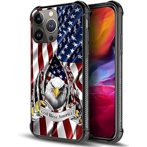 ANLUN STORE Case Compatible with iPhone 15 Pro Case,American Flag Eagle Rip Pattern Case for iPhone 15 Pro Case for Boys Man,Anti-Scratch Shockproof Cover case for iPhone 15 Pro 6.1-inch Cover