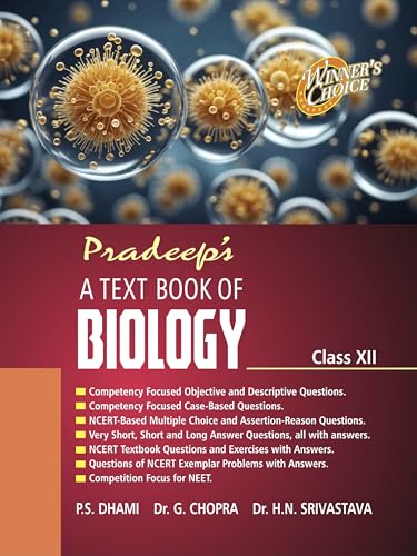 Pradeep's A Text Book of Biology for Class 12 (Examination 2025-2...