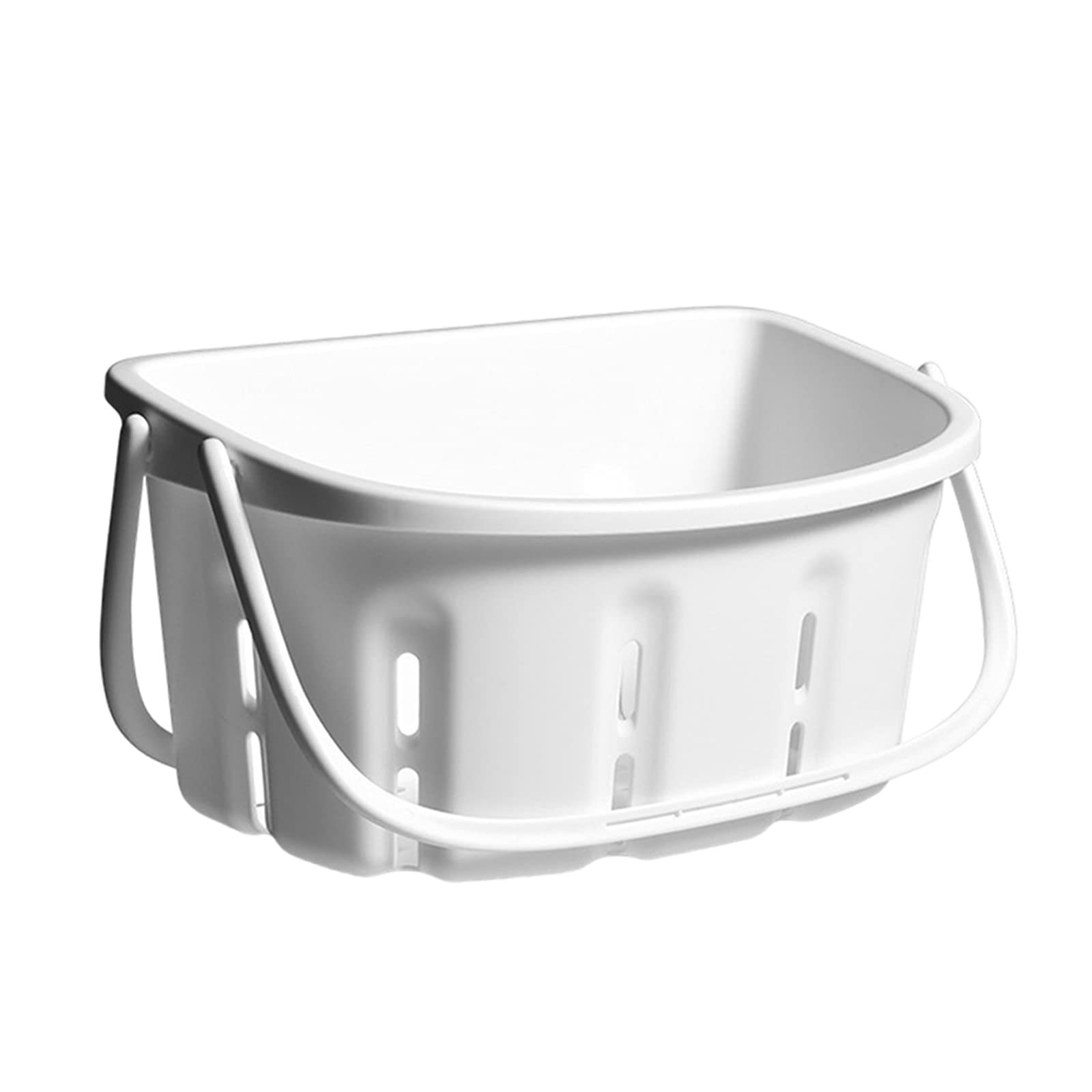 Duiaynke Plastic Shower Caddy Tote with Handles Portable Plastic Caddies Standing Hanging Bathroom Organizer for College Bedroom Dorm