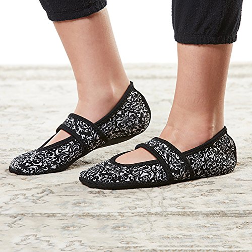 Sapatos femininos Nufoot Betsy Lou Fuzzies, melhores sapatilhas dobráveis e flexíveis, chinelos, chi