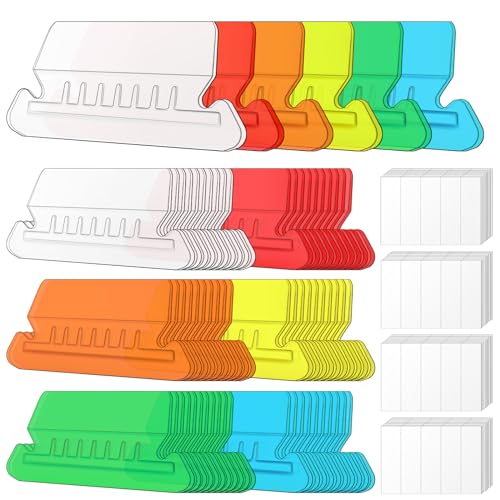 55 Pcs Hanging File Folder Tabs With Inserts - Office Organization Labels