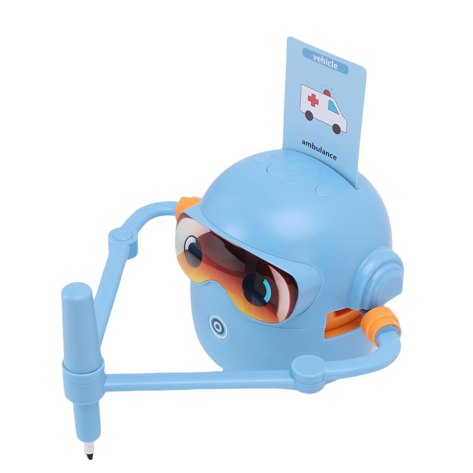 Zunate Inteligentny Robot Edukacyjny do Rysowania z zabawną muzyką dla Dzieci w Wieku od 3 Lat, Zawierający 100 Kart i 14 Kolorowych Długopisów (BLUE)