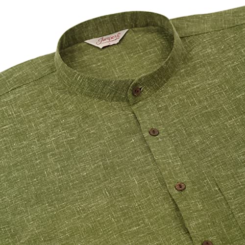 Image of Jompers Men's Cotton Ethnic Solid Kurta.