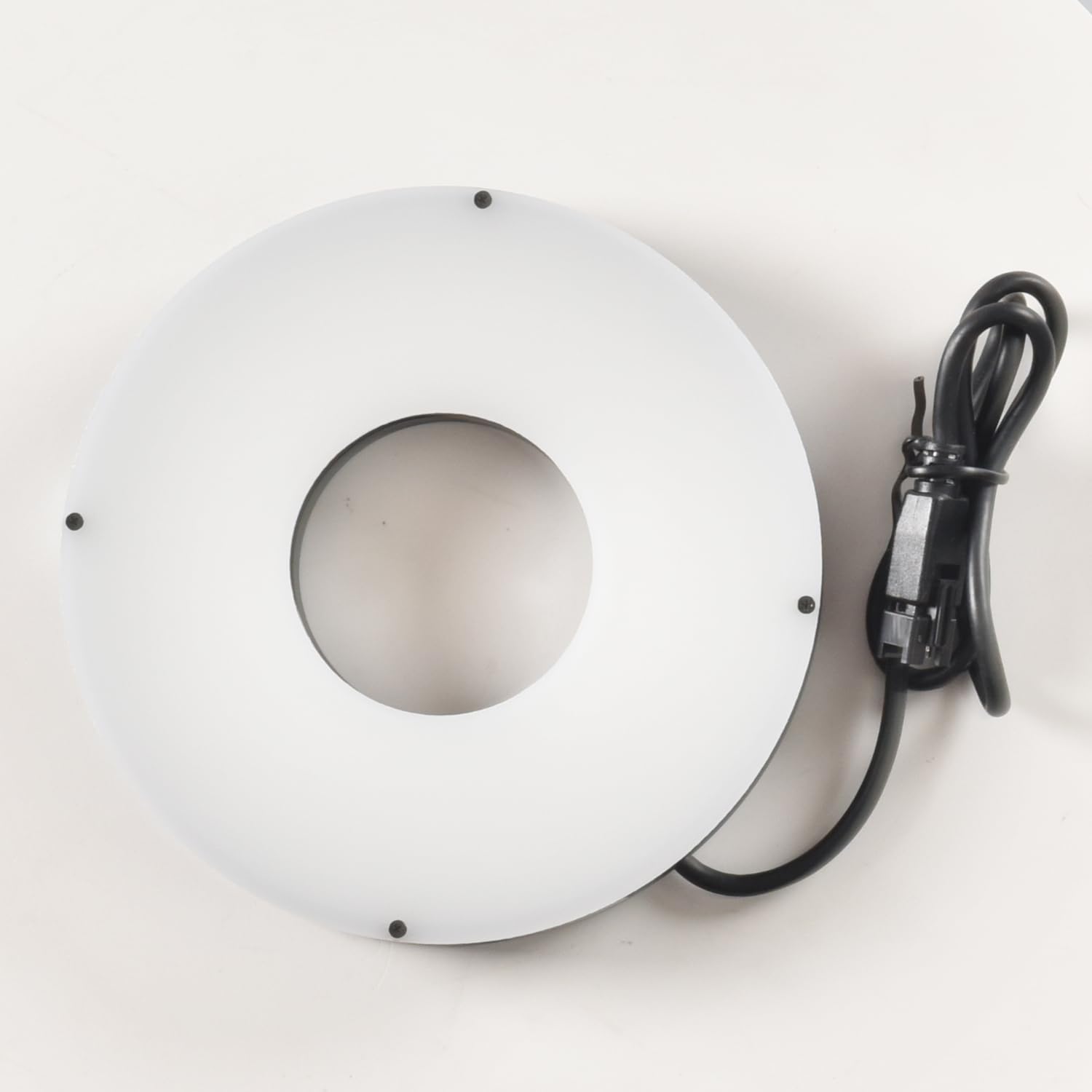 90-Degree Circular Light Source, Machine Vision Light Source, Various Character Recognition, Appearance Inspection, defect Detection Machine Vision LED Outer Diameter 70mm (White, DBS-R7090)