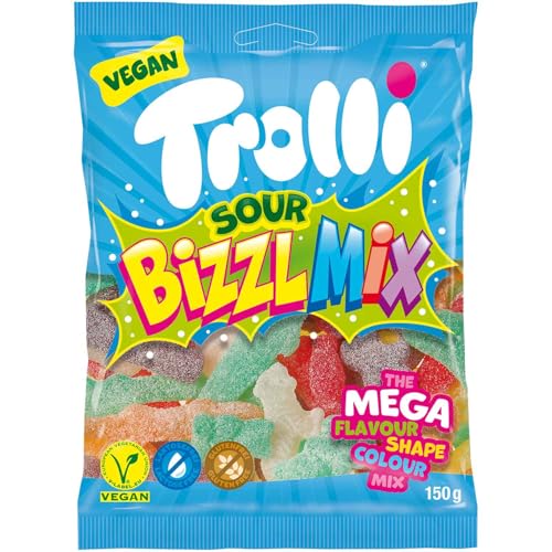 Bizzl Mix Sour - mélange irrésistible de bonbons gélifiés qui offrent une explosion de saveurs acidulées, parfaits pour les amateurs de sensations...