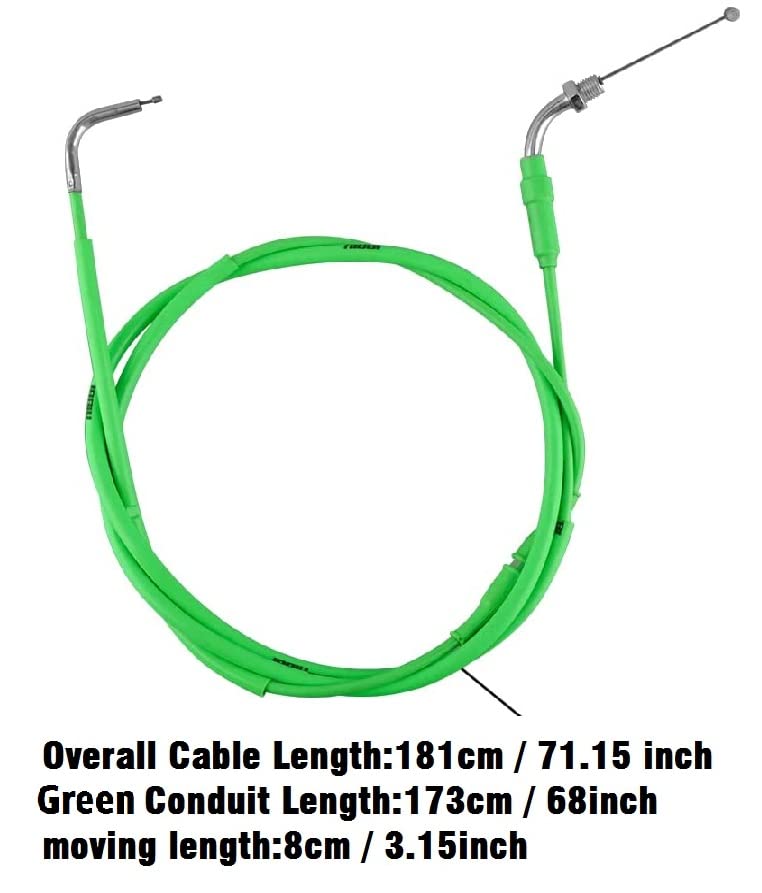 Snapklik.com : NIBBI Throttle Cable,71 Go Kart Throttle Cable,Universal