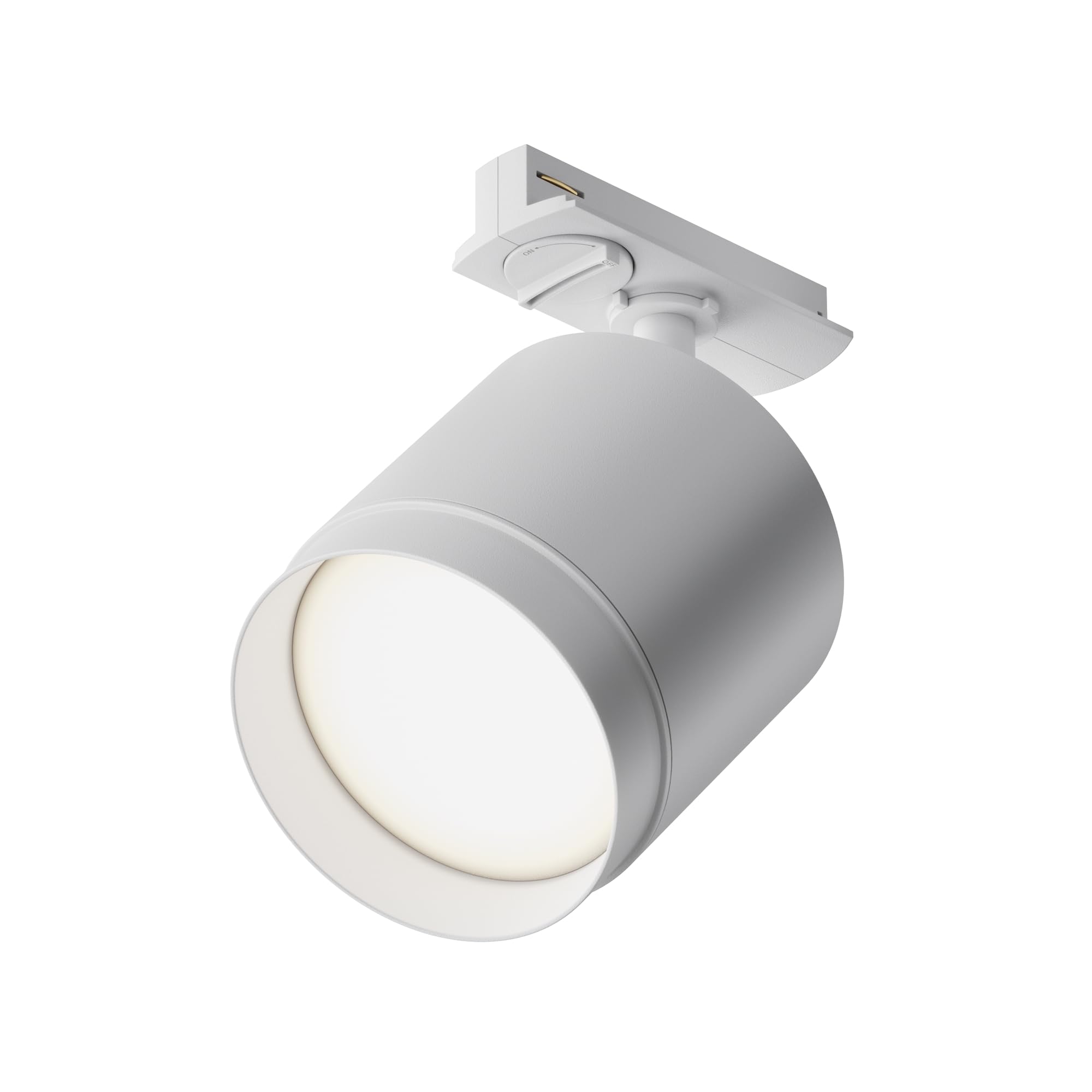 Maytoni Moderne Strahler für einphasiges Stromschienensystem UNITY Polar 1x GX53 excl. Weiß aus Aluminum und Kunststoff Energieeffizient 15W für Küche, Schlafzimmer, Wohnzimmer, Esszimmer, Lobby