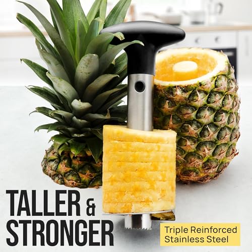 Image of Zulay Kitchen Stainless Steel Pineapple Corer & Slicer
