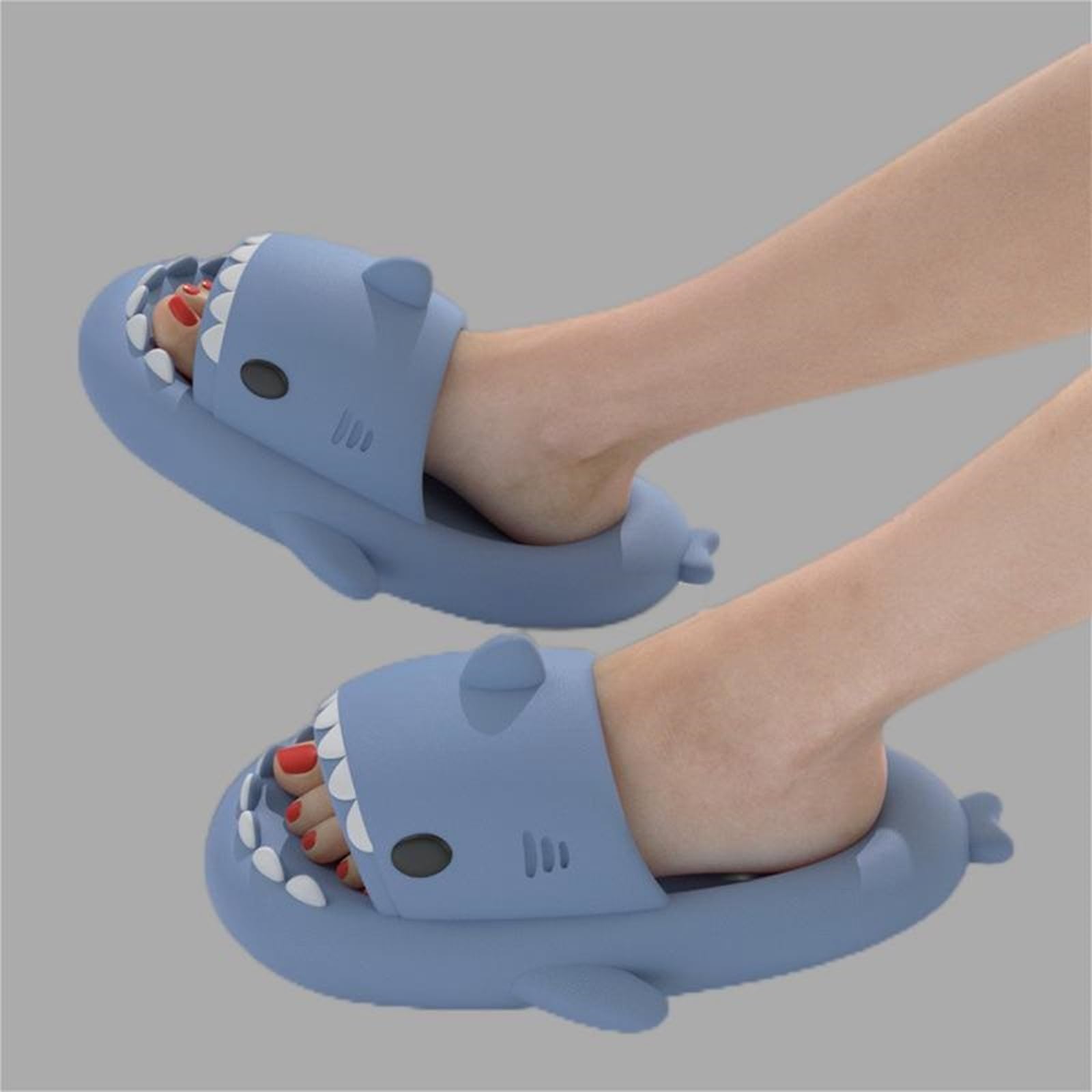 Chanclas Tiburon Mujer Hombre Shark Slippers Zapatillas Tiburón Comodas Sandalias Forma de Pez Adulto Unisex Talla EU 36-47