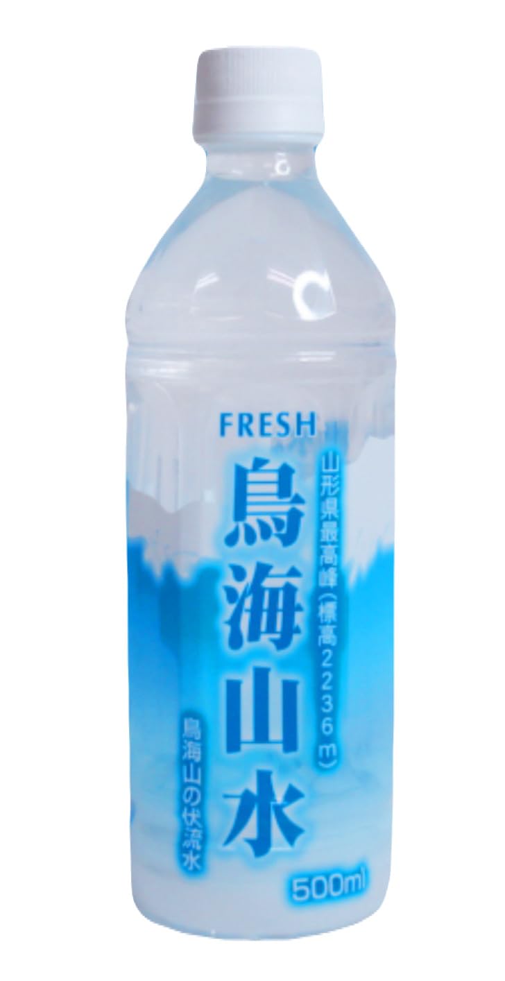 Amazon.co.jp: 鳥海山水 500ml 24本 山形県最高峰(標高2,236m
