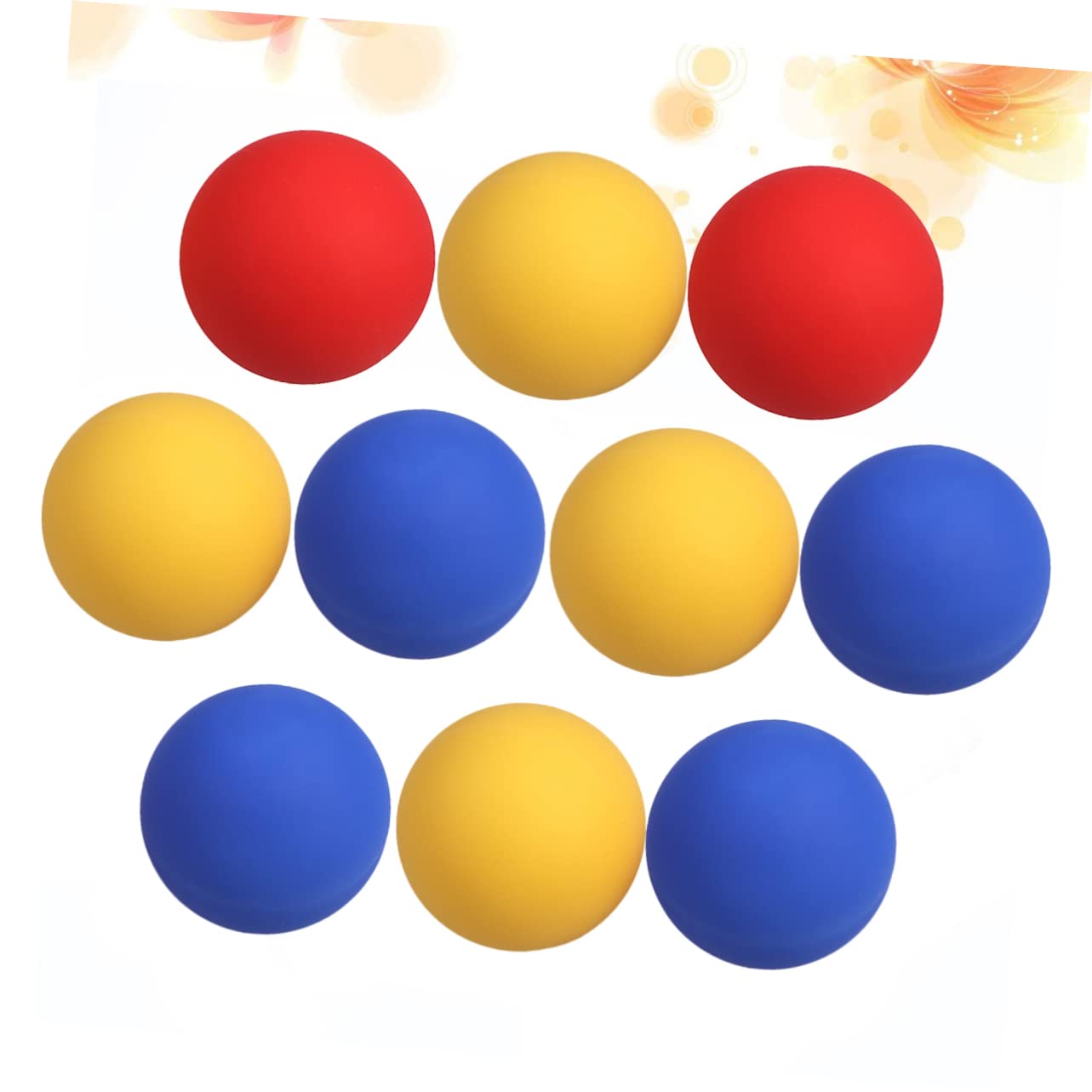 Bola de Masaje de Silicona, Paquete de 10 Piezas para Liberación | Terapia de Puntos Gatillo, Elimina Nudos Musculares, Formato Portátil para Fitness Color Aleatorio