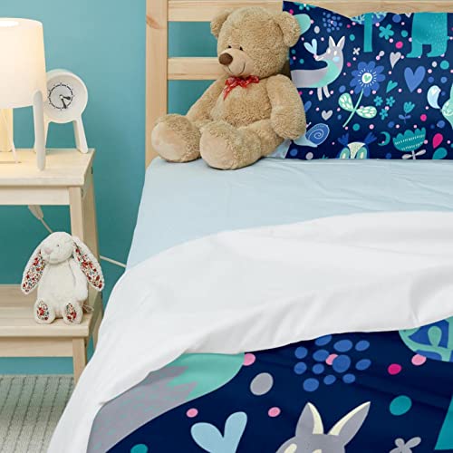 Housse de couette et taies bleu Supersoft pour des nuits cocooning - 5