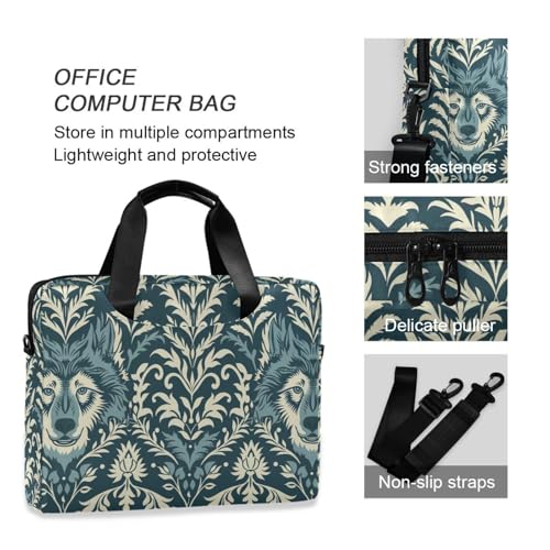 Maletín portátil para laptop 15.6 pulgadas estilo William Morris miniatura 6