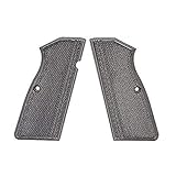 Pachmayr 61261 G-10 Tactical Pistol Grips, Browning Hi Power, Checkered, Gray/Black