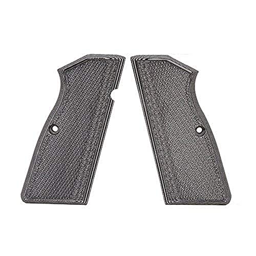 Pachmayr 61261 G-10 Tactical Pistol Grips, Browning Hi Power, Checkered, Gray/Black