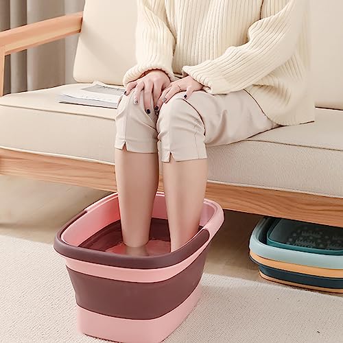 Bañera portátil plegable para pies con masaje miniatura 4