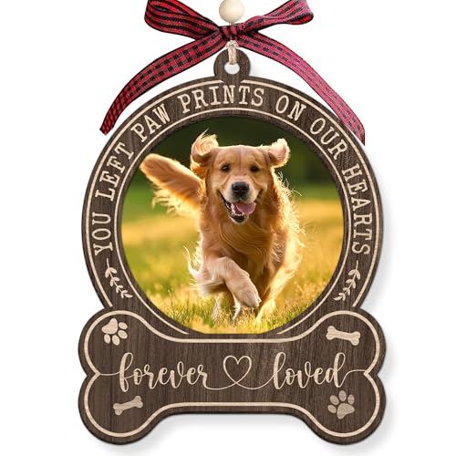 Dog Memorial Christmas Ornament