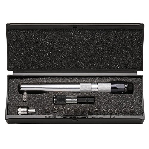 Bahco 6852-5/S17 BH6852-5/S17 Torque Tool Set, Silver, Set of 17 Pieces