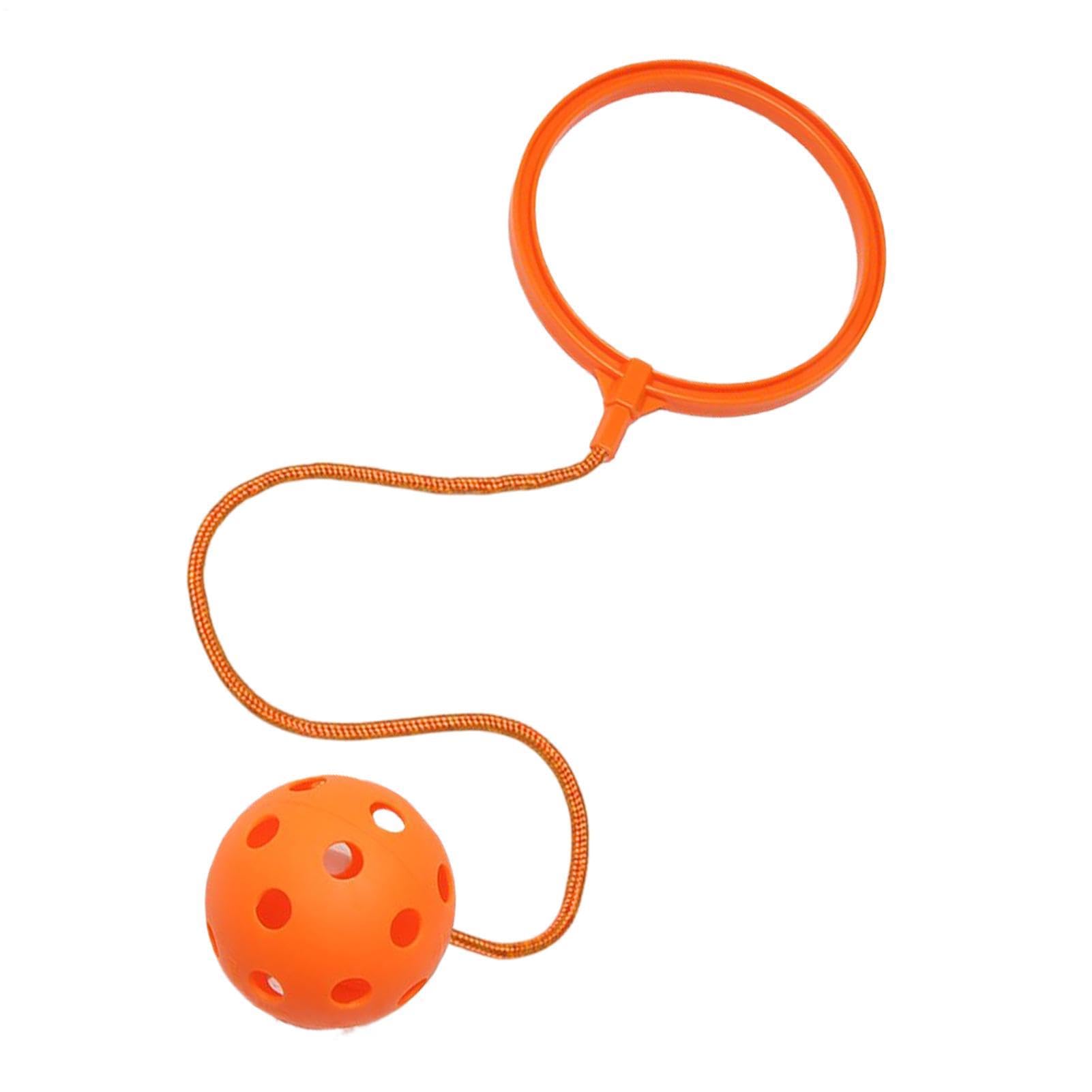 Skip Ball Ankle Toy, Exercise Swing Ball, Outdoor Exercise Toy, Soft Jumping Ring Rotating Single Leg Swing In Assorted Colors, for School Breaks, Family Vacations, Park, Camping — image 1