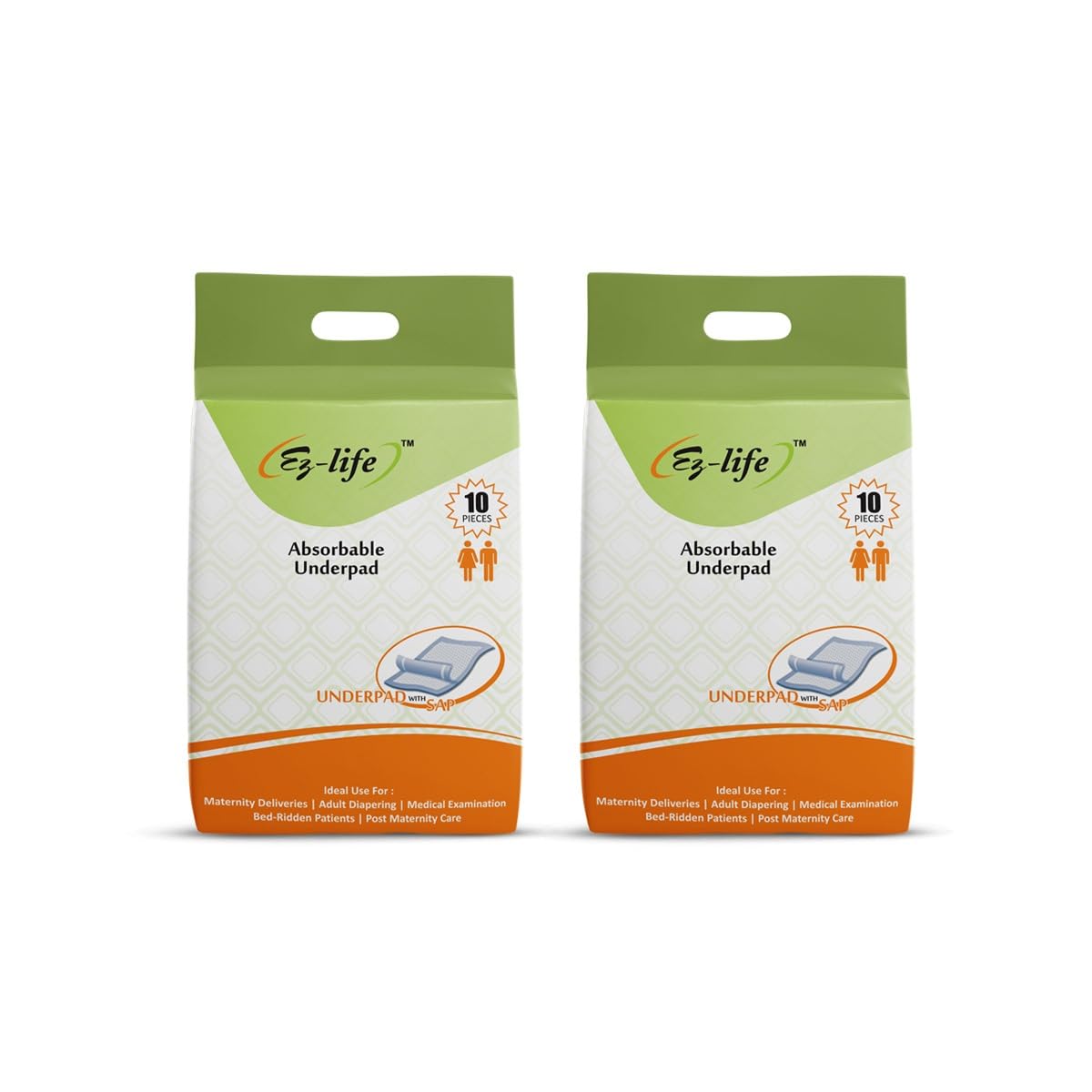 EZ-LIFE Absorbable Underpad with SAP – Ultra Absorbent, Leak-Proof, Ideal for Maternity, Medical Examinations, and Bed-Ridden Patients. (Pack Of 2)-image-19