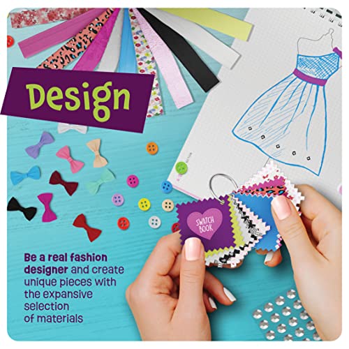 Fashion-Design-Studio-Sewing-Kit-for-Kids-Girls-Arts-Crafts-Kits-Age-6-7-8-9-10-12-Learn-to-Sketch-Sew-with-Real-Designer-Sketchbook-Kid-Art-Project-Gift-Girl-Craft-Activities-Gifts Fashion-Design-Studio-Sewing-Kit-for-Kids-Girls-Arts-Crafts-Kits-Age-6-7-8-9-10-12-Learn-to-Sketch-Sew-with-Real-Designer-Sketchbook-Kid-Art-Project-Gift-Girl-Craft-Activities-Gifts