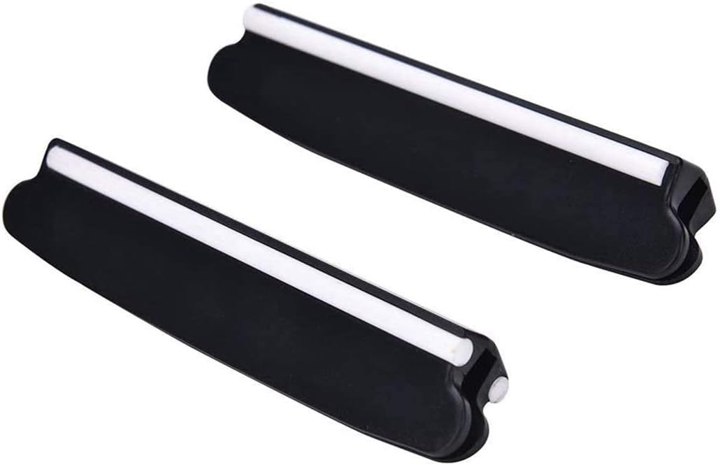 Professional Knife Sharpening Guide, Random Knife Sharpener Angle Guide, Sharpening Guide for Whetstone, Black(2 Pack)