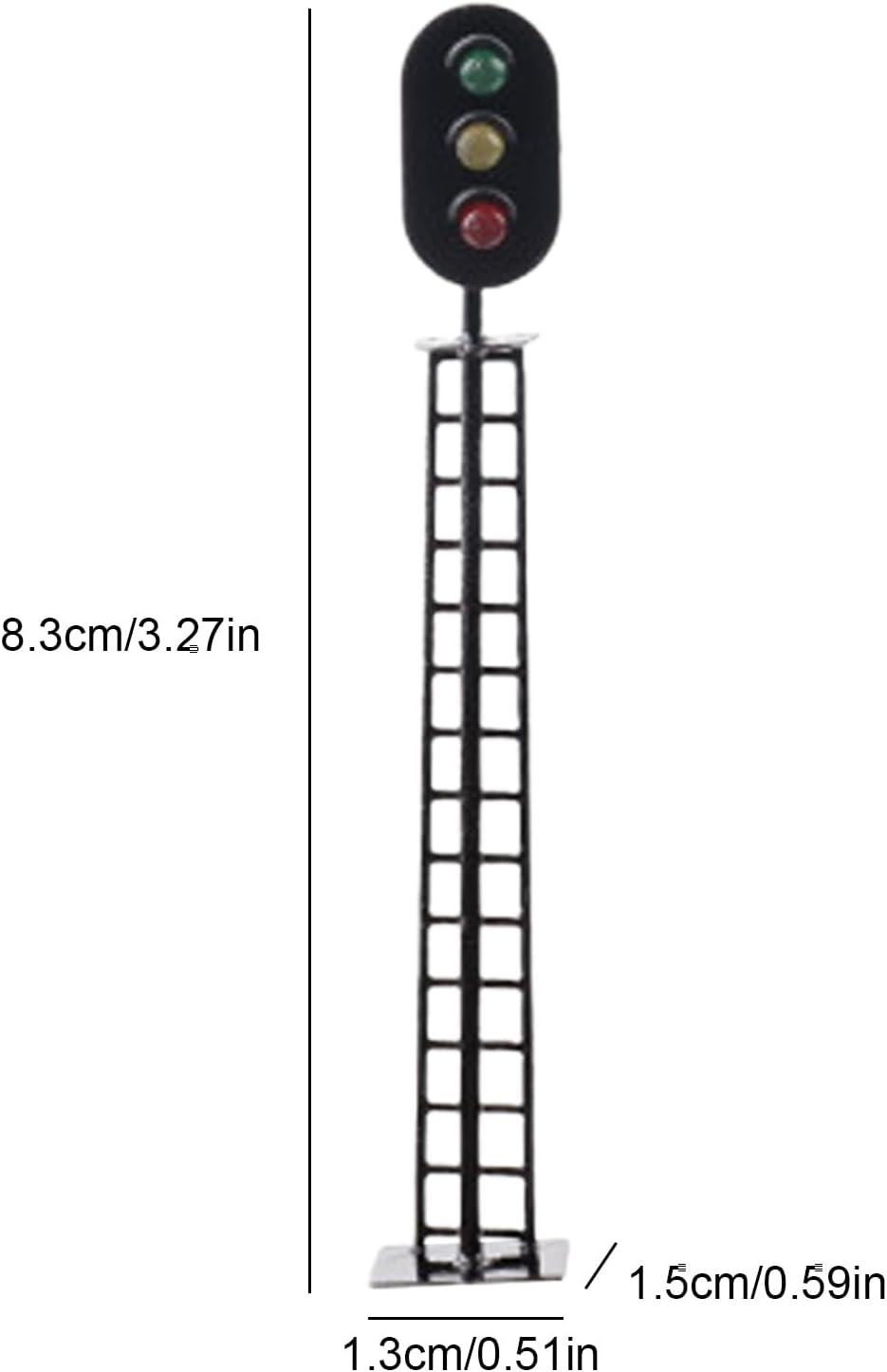 Simulation Signal Toy, Traffic Light Model Kit, Educational Scene with Realistic Design, Kids Learning Prop, Stop Light with Decorative Style, Play Display Toy for Sand Table