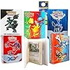 Pokemon Binders for Cards 6 Pack - Bundle with 6 Assorted Mini Binders, Each Holds 60 Cards Plus Door Hanger | Pokemon Card Carrying Case Set