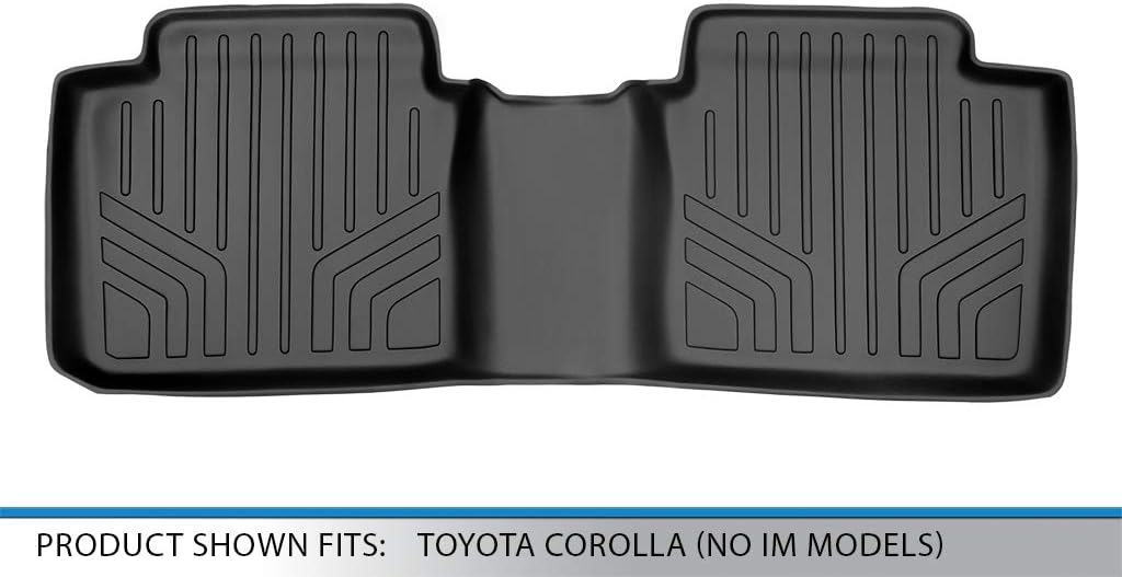 MAXLINER All Weather Custom Fit 2nd Row Floor Mat Liner Set Compatible with 2014-2019 Toyota Corolla