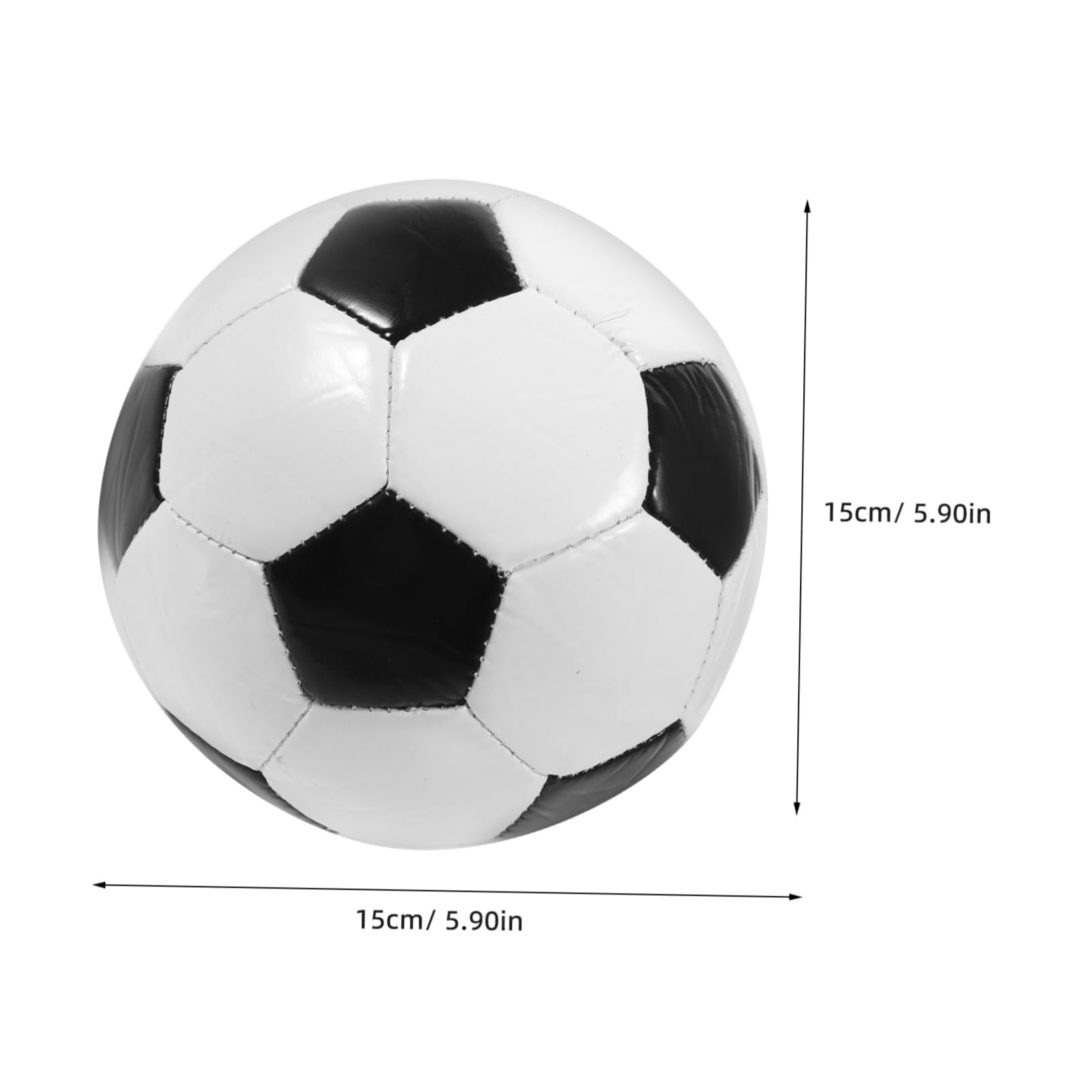 GAROZATION Deflated Soccer Balls Pump Educational Football Toy DIY Soccer for Boys and Girls' Imaginations and Play