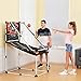 Lancaster 2 Player Junior Indoor Arcade Basketball Dual Hoop Shooting Rec Room Game Set