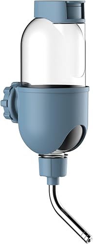Miniatura 1 de Botella de agua para mascotas para jaula de 17 onzas, dispensador de agua antigoteo para animales pequeños, conejos, conejillos de indias,