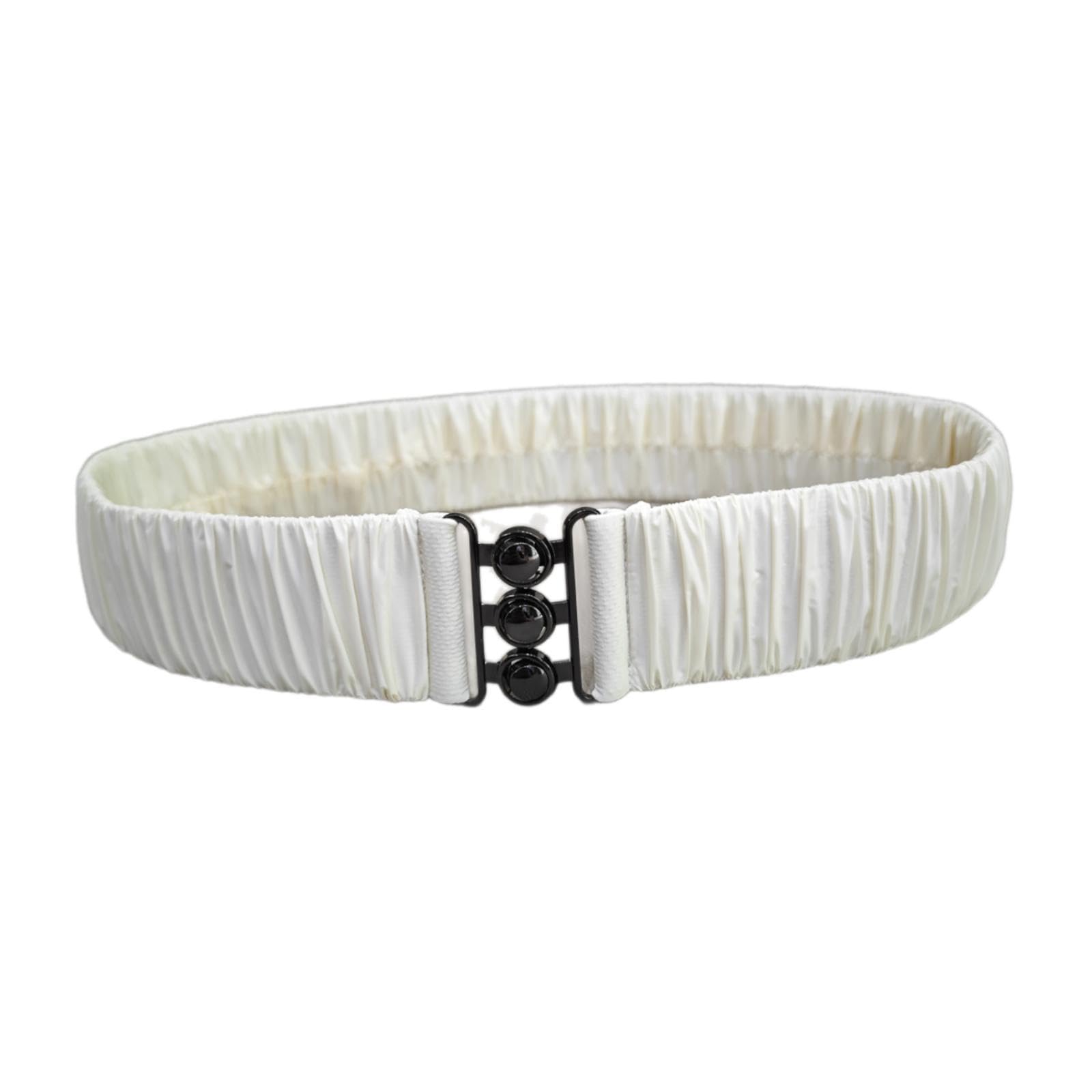 HEAVENGLOW Elastic Waist Belt Casual Trimmer Stretch Waistband for Clothes Jacket Women Beige-image-19