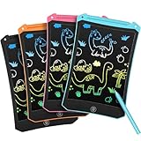 4 Pack LCD Writing Tablet for Kids, Colorful Toddler Drawing Tablet Doodle Board, Erasable Reusable Electronic Drawing Pad, LEYAOYAO Educational and Learning Toy for 3-6 Years Old Boy and Girl