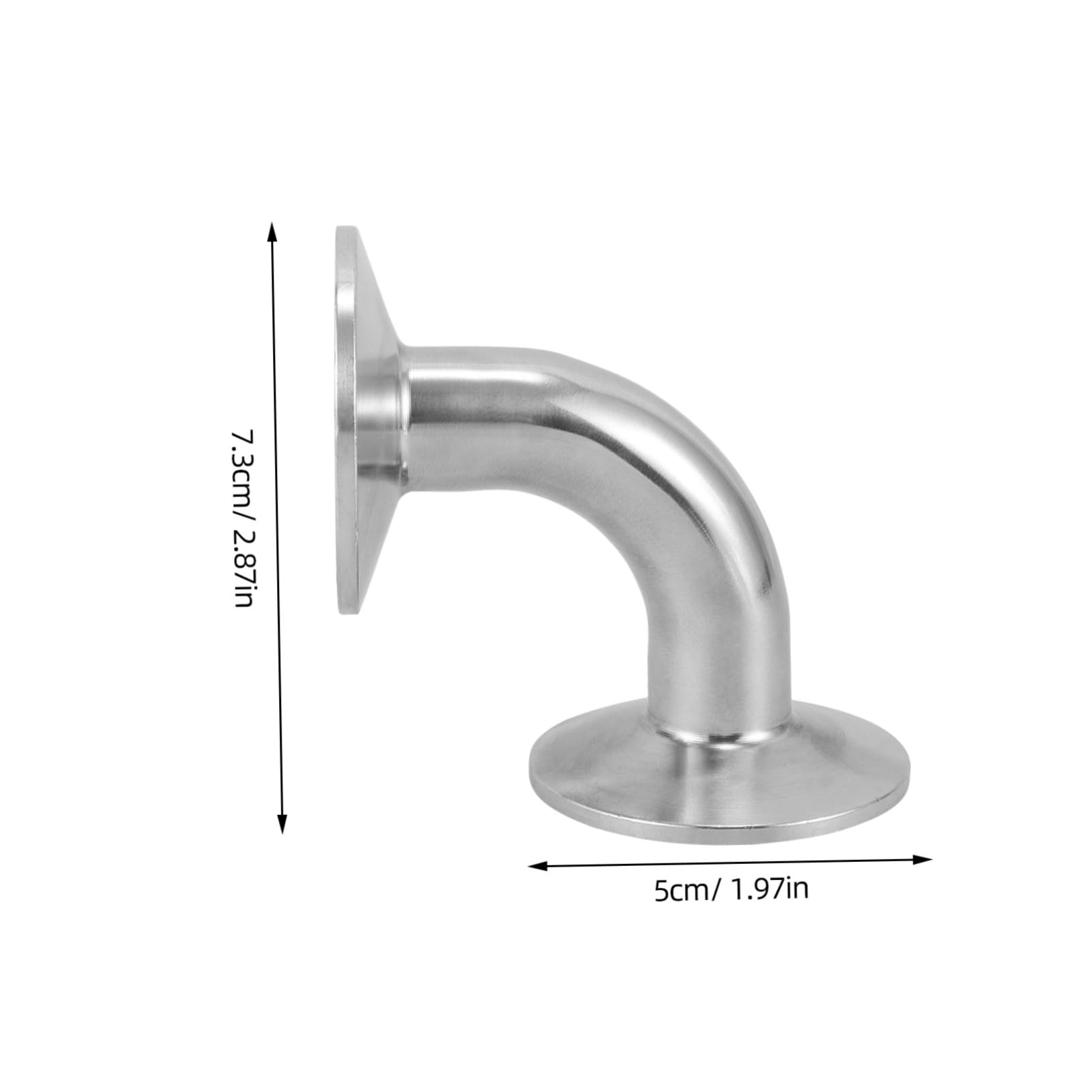 Holibanna Stainless Steel Elbow Pipe Connector Durable Quick Connect Fitting for Industrial Applications Precision Machined for Secure Connections Efficient Installation Pipe Fittings Elbow