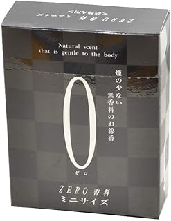 線香 【ZERO ゼロ つめかえ タイプ】 ミニ寸 サイズ 微煙香 無香