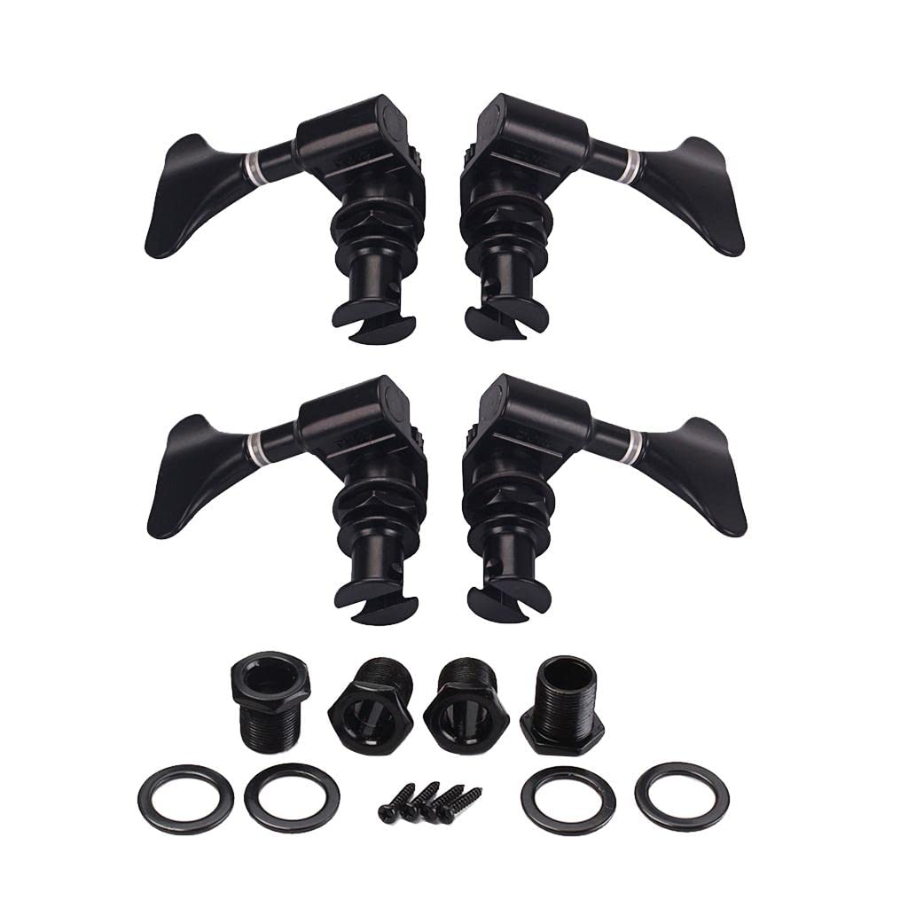 Nero 2R2L Ukulele Tuning Pioli Meccaniche per Ukulele Chitarra Ricambio