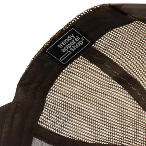 Image of Straw Design Metallic Rodeo Cowboy Horse Metal Logo Trucker Mesh Baseball Cap