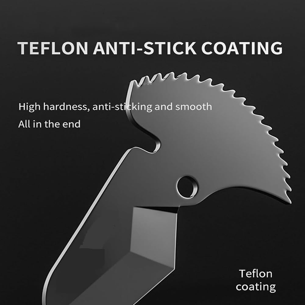 Tijeras para tubos con cuchillas reemplazables, cortatubos profesional, herramienta de corte rápido manual de PVC, mango seguro, eficiente y ergonómico, para agua termofusible 63cm/24.8in