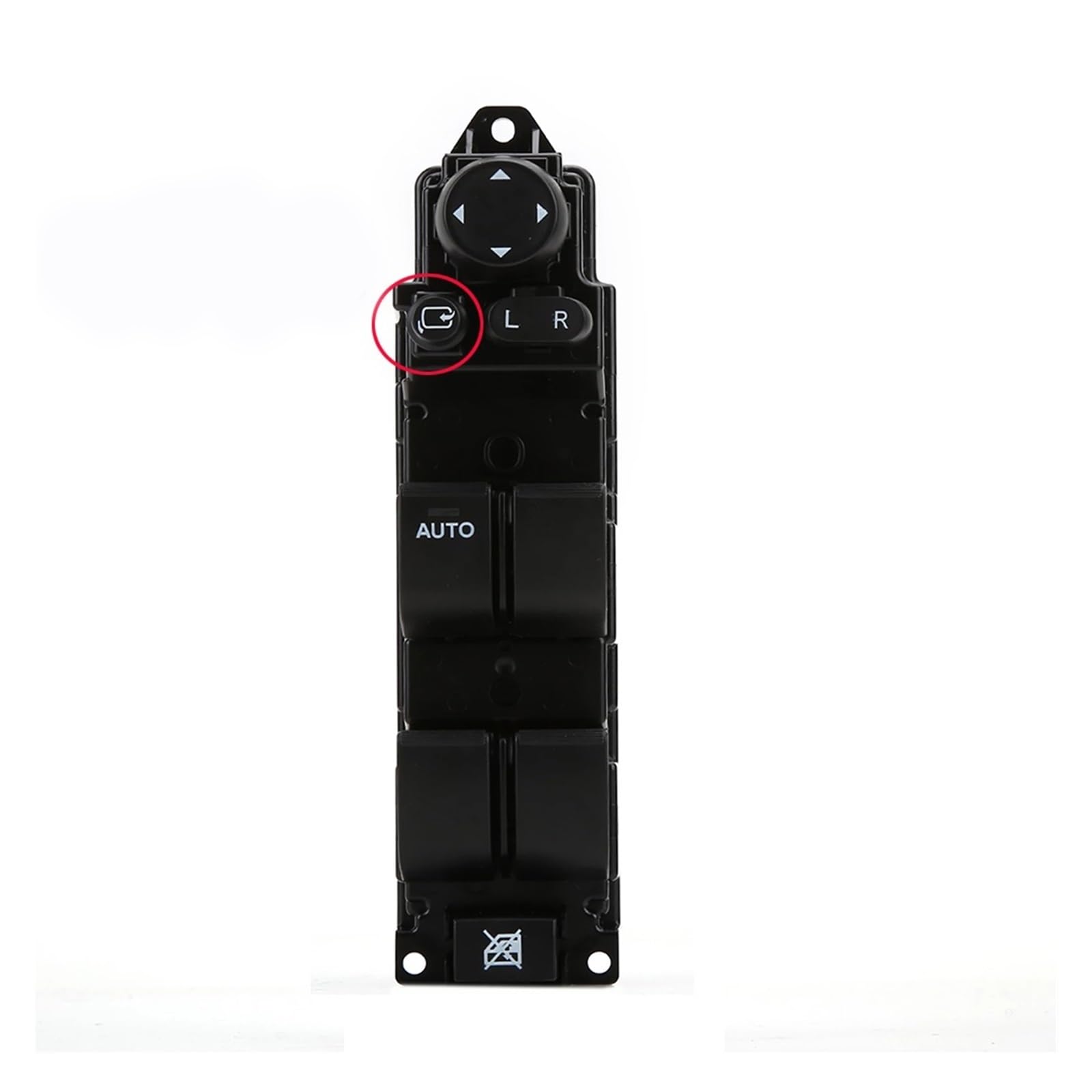 Interruttore alzacristalli elettrico Per Mazda 2007-2013 Interruttore alzacristalli Pulsante regolatore alzavetro portiera anteriore sinistra conducente DF73-66350B(With folding)