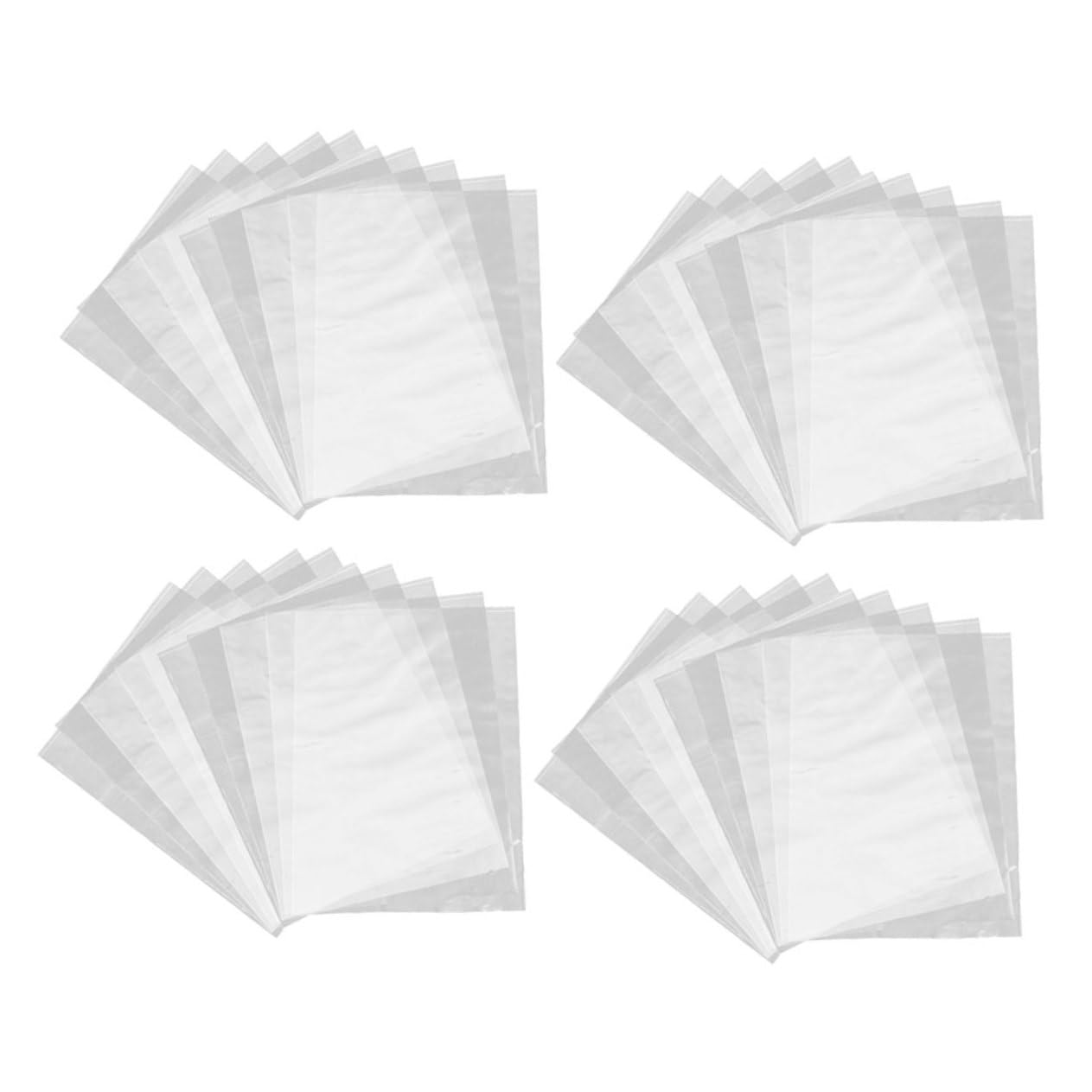 COSMEVIVI Professional Heat Shrink Wrap Bags 100 Pack of PVC Shrink Bags for Fresh Keeping Packaging