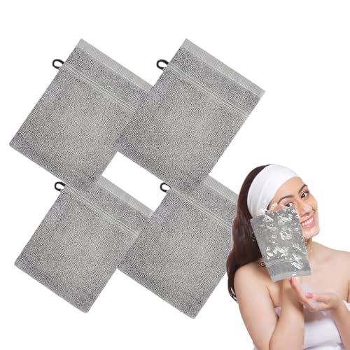 Manopla De Baño - Manopla Exfoliante para Ducha | Toalla Guante para Cuidado De La Piel Mujeres Hombres Cara Bebé Piel Sensible