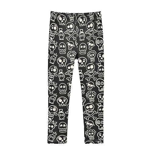 Gold Music Note Piano Key Musical Girls Leggings Dance Running Workout Yoga Pants