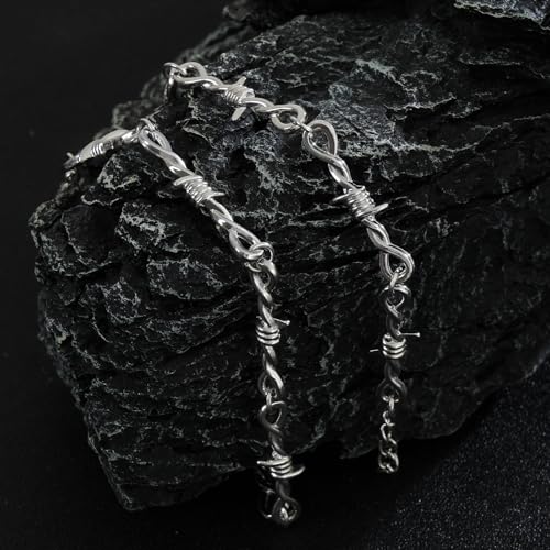 Stainless Steel Pendant Necklace Gothic Punk Rock Emo Biker Cosplay Vintage Viking Charm Necklace Jewelry for Men Women Silver4