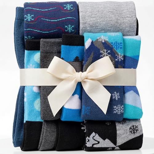 Image of Tipi Toe Women's Fun Patterned Dress Socks, 12-Pack Lightweight Colorful Crew Socks, Casual Novelty Assorted Designs