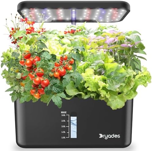 Hydroponics Growing System Indoor Herb Garden, 10-Pod Indoor Gard...