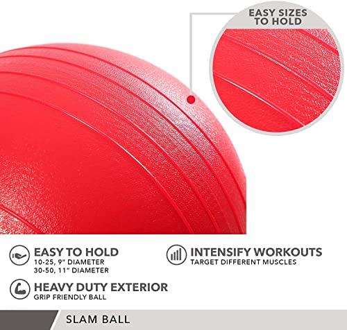 Image of USI UNIVERSAL THE UNBEATABLE Slam Ball, Slam Medicine Balls 12Kg Smooth Textured Grip Dead Weight Balls for Crossfit, Strength & Conditioning Exercises
