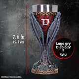 Nemesis Now B6442X3 Diablo IV Lilith Kielich 19,5 cm, czarny
